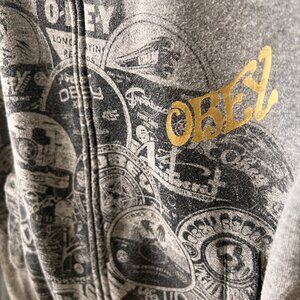 Vintage // OBEY - Grey Jacket - Women's - small